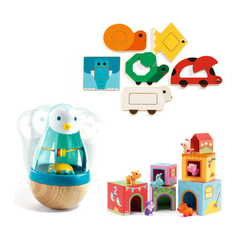 動物さんと遊ぼう!0~18ヵ月向け知育3点セット